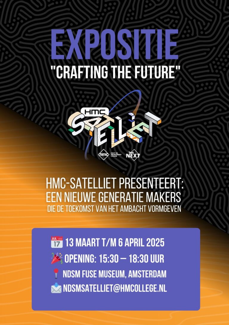 Flyer Expositie "Crafting the Future"